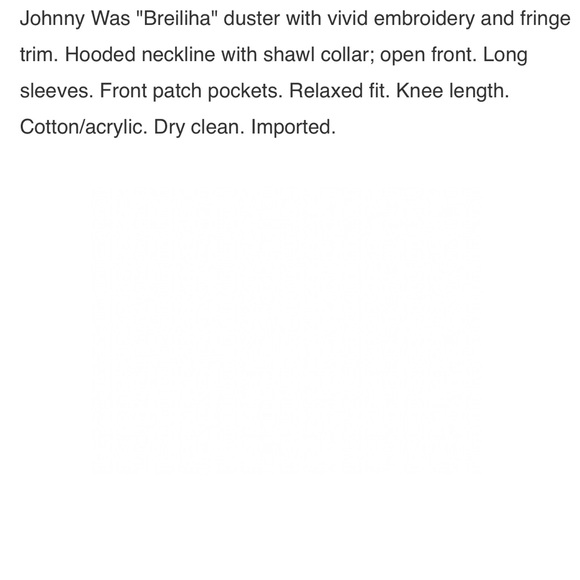 Johnny Was Multicolor Embroidered Jacket - Picture 6 of 14